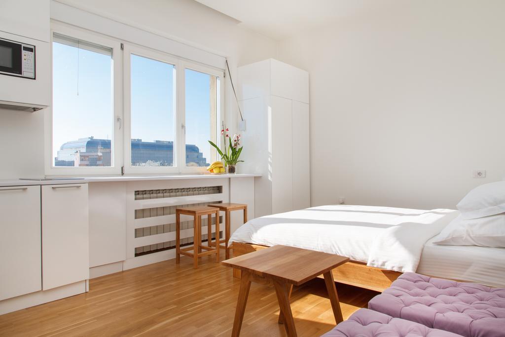 Apartment Slavia District Belgrado Habitación foto